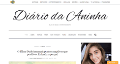 Desktop Screenshot of diariodaaninhacarvalho.com